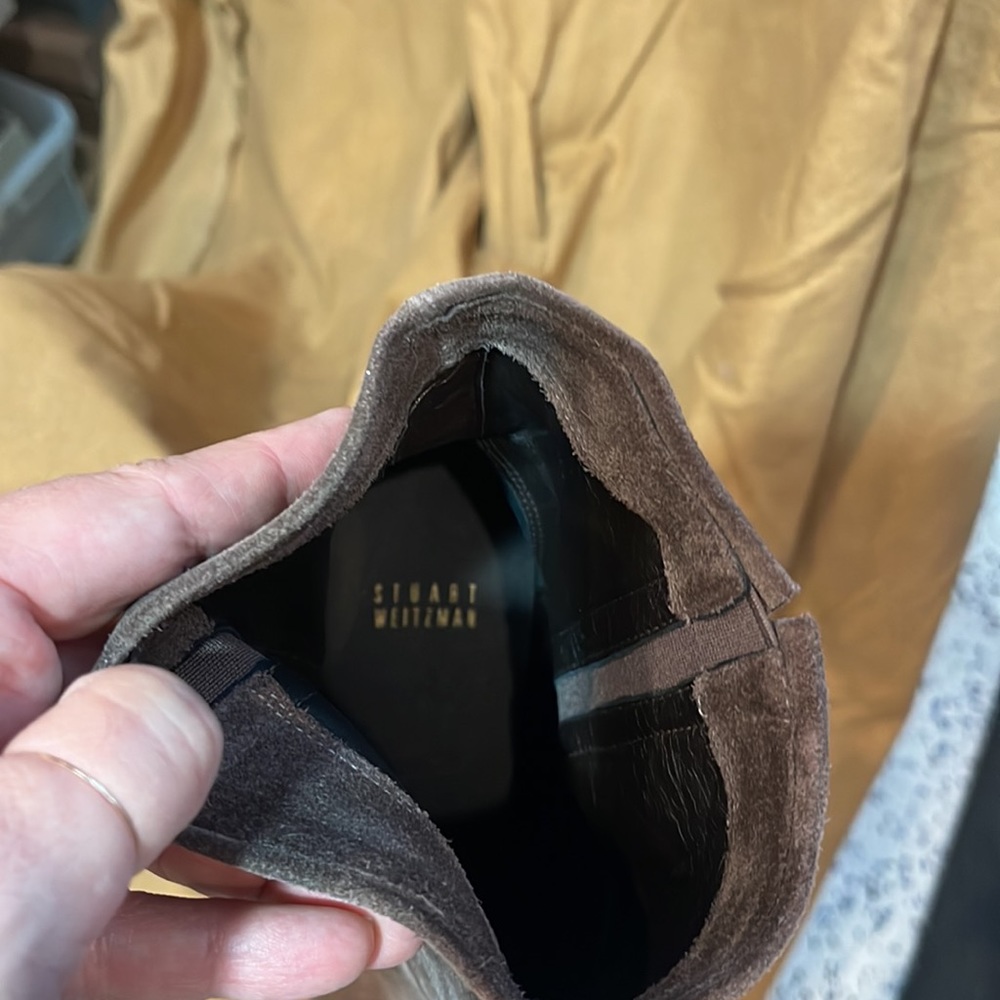 Stuart Weitzman Bootscout Hidden Wedge Suede Boot… - image 6